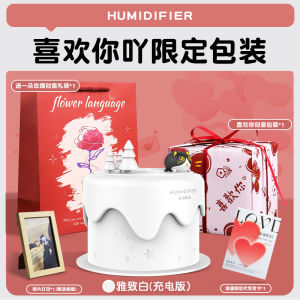 เครื่องชักนำความชื้นรูปเค้กขนาดเล็ก ของขวัญวันเกิดสำหรับผู้หญิง คู่รัก ของขวัญวันวาเลนไทน์ ของขวัญวันปีใหม่ ของขวัญวันเกิด ของขวัญวันปีใหม่