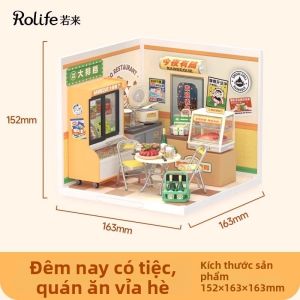 rolife | Phụ Kiện Nhà Búp Bê Bảng Mái Chống Bụi