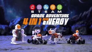 Mainan Edukasi Anak Sains & Robot: Kit Solar Robot Space Adventure