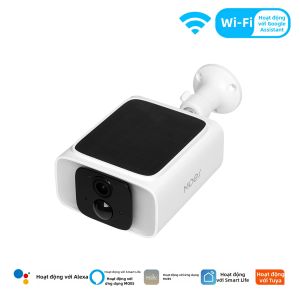 MOES | Camera Năng Lượng Mặt Trời WiFi Thông Minh MOES Băng Tần Kép 2.4GHz 5GHz IP65 Giám Sát Ứng Dụng Tuya Chống Nước Tương Thích Với Alexa Google Home