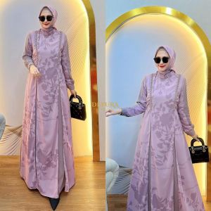Laura set hijab by Deyura // gamis set hijab terbaru by deyura