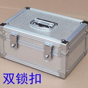 Large Storage Box Aluminum Alloy Suitcase with Combination Lock File Bill Storage Box with Lock For Home Storage Box Instrument Container