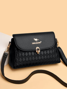 Trendy Soft Leather Crossbody Bag for Women Fashionable Versatile Single Shoulder Cowhide Bag Suitable for Middle-Aged Mothers