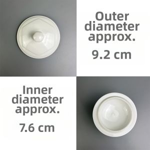 Ceramic Lid Universal Ceramic Lid Cute Cartoon Fresh Coffee Milk Tea Water Cup Mug Lid Home Use