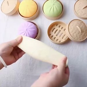 Squishy Steam BIG Bun Bread With Artificial Fragrance Smell Children Toys SqueezeParty Anxiety Stress Ball