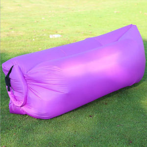 Lazyman Giường Hơi Bơm Hơi Sofa Di Động Ghế Tựa Ngoài Trời Có Thể Gập Lại Đơn/đôi Mẫu Gối Đệm Hơi
