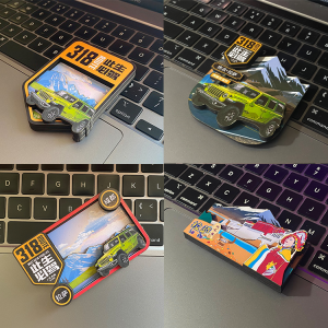 Tibet Museum Roadside Magnets Mount Everest Base Camp 318 National Road Fridge Stickers New Chinese Style Home Decorations