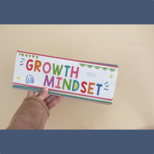 16PCS Positive Sayings Flash Card Educational Posters Bulletin Board Motivational and Inspirational Growth Mindset for Teacher and Students