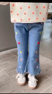 CELANA JEANS CUTBRAY BORDIR import ANAK PEREMPUAN USIA 1-10 TAHUN JEANS anak perempuan FASHION kekinian