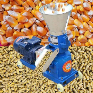 Home Use Feed Pellet Machine Dry Wet Dual Purpose Small Scale Animal Feed Production Equipment 220V Corn Stover Processing