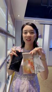 MOKHA เคสใส่แว่น ซองหนังใส่แว่น ลายหินอ่อน กล่องแว่น ซองหนัง  (Leather Glasses Case)