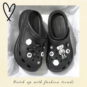 DMshoes ขายดี รองเท้าแตะหัวโต รองเท้าแตะแฟชั่นสวมรัดส้น เสริมส้นน่ารักตะมุตะมิ ไม่มีไม่ได้แย้ววว