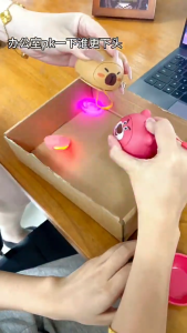 ABS Classic Spinning Tops Toy Puzzle Game with LED Luminous Battle Gyro Toys Funny Rotary Cool Light Gyro Game Boys and Girls