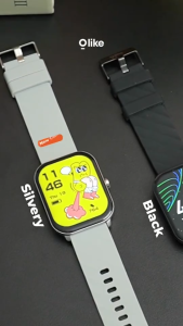 OLIKE Smartwatch META S1 Lite HD Battery Up to 20 Day Screen Custom Face Waterproof IP68 | Smart watch Bluetooth Call | Jam Tangan Sport 100+ Mode Health & Sleep Monitoring