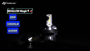 NeoGlow MGC High-Quality LED Headlight Bulb 85W 12000LM 6000K H4 H11 9005 Socket 3-Year Warranty IP68