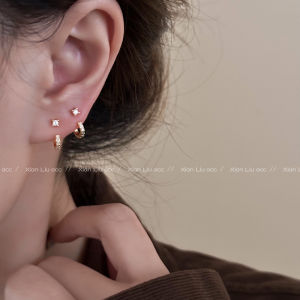 Post Mounted Zircon C Shaped Earrings Womens Fashion Jewelry Fresh out New Small Niche Design Sensation High End Ear Rings
