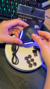 ONIKUMA T27 บลูทู ธ 5.3 ในหูหูฟังเกมมิ่งสามโหมดการเชื่อมต่อสำหรับการเชื่อมต่อแบบไร้สายสำหรับการใช้งานคอมพิวเตอร์