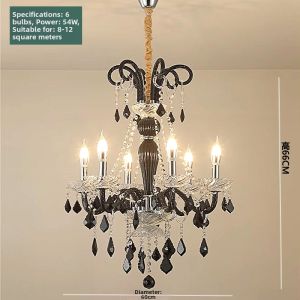 OUCHAO | Vintage French Style Multifunction Chandelier