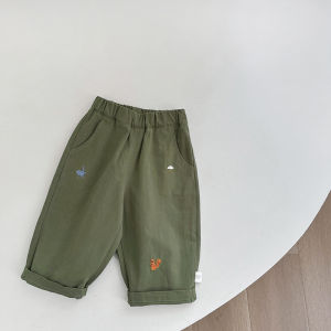 Spring Autumn Loose Cotton Trousers