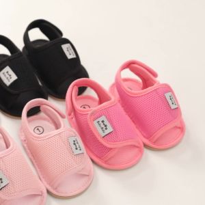 New Summer Baby Sandals: Non-slip Soft Rubber Sole First Walkers & Newborn Baby Crib Shoes