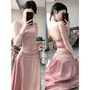 Bộ đồ hai mảnh CHANGTONG cotton cạp cao phong cách gợi cảm đi biển