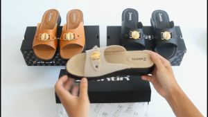 Zeintin - Sandal Wanita Kulit Sintetis, Sandal Selop Wanita, dan Sandal Wedges Zeintin HP