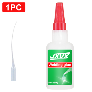 50 g Extra Strong Super Oily glue for High Strength Welds-Universal Superglue Mighty Instant Glue for Resin ceramics Metal glass Liquid glue with Precision Dispenser.