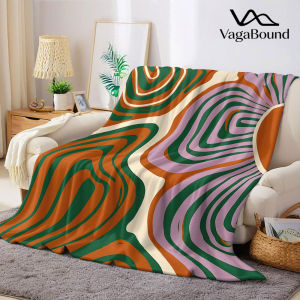 Terra Lavender Bloom Flannel Blanket Warm Soft Halloween Christmas Decorative Couch Warm Cozy All-Season Gift