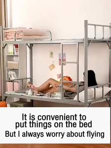 Bed Table Computer Desk With Drawer For College Dormitory Learning Storage Dual-use Table Study Desk
