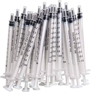 Disposable Syringe 1ml No Needle - Medical Supplies - First Aid Accessories 1pcs price