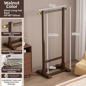 TUOJUE | Compact Floor Standing Coat Rack