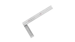 Penggaris Siku Tukang Stainless Ukuran 30cm Alat Ukur Kayu Pengerjaan Kayu Penggaris Persegi Sudut Ukur Aloyy