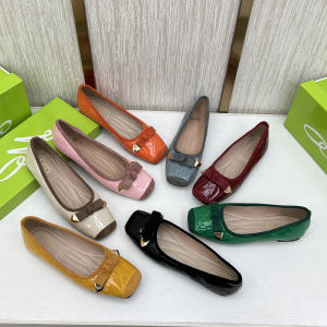 Comfortable Flat Heel Womens Shoes Butterfly Knot Casual Soft Bottom Large Size Leisure Sweet Flat Bottom Shoes Slip-On