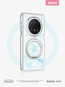 Asina | Huawei Mate70 Pro New Model Cartoon Full Cover Anti-Fall Shockproof Female Version Phone Case With Stand Magnetic Absorption Soft Leather