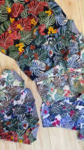 เสื้อเชิ้ตเด็กลายวินเทจ พร้อมส่งค่ะ