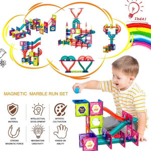Blok Magnetik Edukatif 42/68/98 Pcs - Mainan Pembangunan 3D Anak