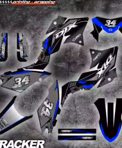 STICKER STRIPING KAWASAKI DTRACKER STICKER PREMIUM BISA HOLOGRAM DTR 41 PROSTREET