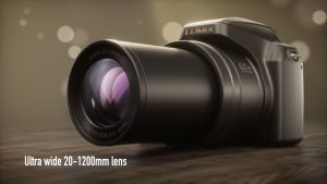 Panasonic LUMIX FZ80D Compact Camera with 20-1200mm Zoom Lens Point and Shoot Digital Camera with 4K Video/Photo Recording and Power Optical Image Stabilizer - DC-FZ80D