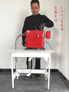 BH 2 năm - Máy thông tắc cống lò xo công Xuất 3500Wmáy thông cống Loại 80/150 Phù Hợp Cho Gia Đình Tự Động Đẩy Lò Xo Ra Vào Đường Ống