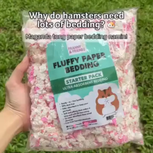 Franny & Friends Unscented Paper Bedding & Litter 900g/1KG Rabbit Hamster Guinea Pig Dust Free Small Pet