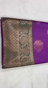 [Pre Order] SOFT LICHI SILK BEAUTIFUL RICH PALLU & JACQUARD WORK (Normal / Ready To Wear)_6028 ~ Delivery Lead Time : 10 days
