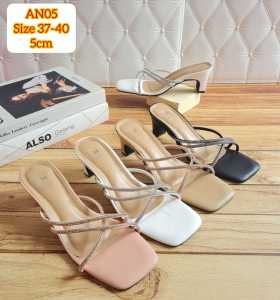 NEW ARRIVAL ABBUSHOES An 05 sendal haig hells silang jely import 5cm