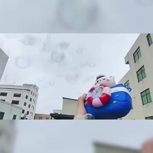 Cartoon Camera Bubble Machine Automatic Outdoor Handheld Porous Bubble Blower Rechargeable Bubble Maker Luminous Party Toy Gifts