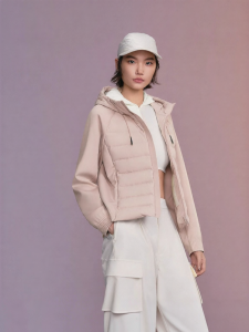 Guvet | Slim Fit Lightweight Short Sleeve Down Jacket