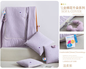 Hua Qian Duo Office Napping Blanket Couch Throw Pillow Girl Heart Living Room Sofa Warmth Breathable All Season Soft Plush Blanket