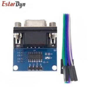 Estardyn MAX3232 RS232 to TTL Level Shifter Board with Auto Flow Control DB9 3.3-5V for Raspberry Pi