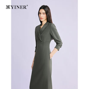 Summer New Fashion Three Acetate Wool Blend Dress