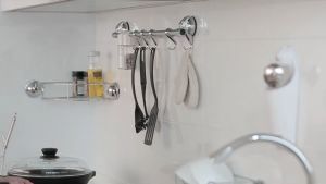 FECA D14/N14  Swan Hook Holder | 6kg Load Capacity | 304 Stainless Steel with Adjustable Hooks | Rust-Resistant Organizer