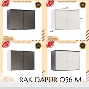 Lemari Dapur Gantung Atas 2 Pintu Kitchen Set Minimalis Serbaguna Type 056 M