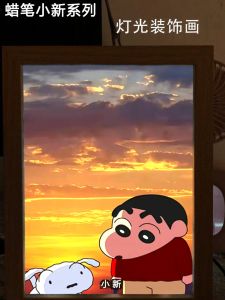 Kochava ของเล่นตัวละครการ์ตูน ไฟส่องสว่าง กล่องบล็อกตา โมเดล ของขวัญวันเกิด ของเล่นตัวต่อ รูปภาพสีสันสดใส ที่ตั้งประดับตกแต่ง